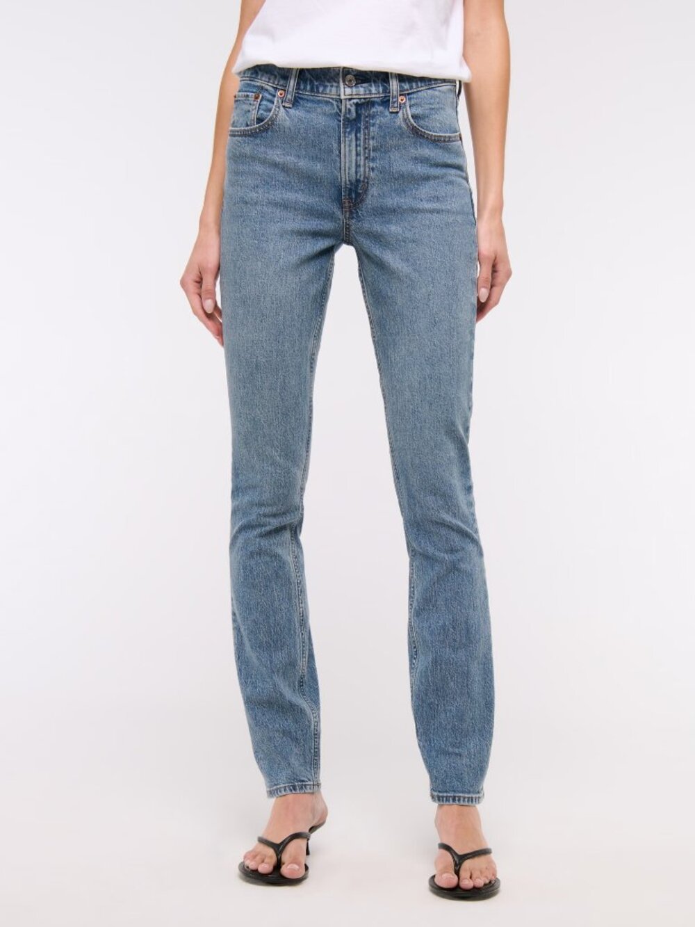 Abercrombie High Rise Modern Skinny Jean Light